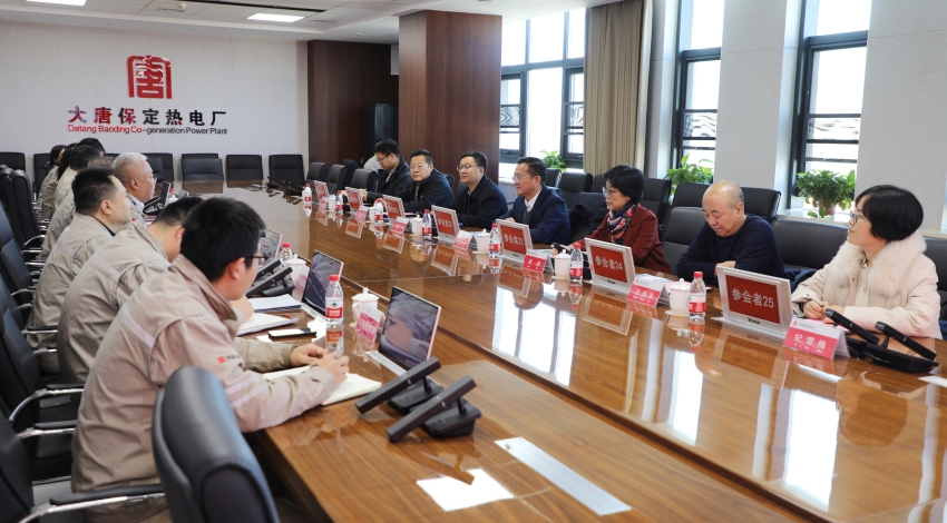 侯景濱到大唐保定熱電廠(chǎng)走訪(fǎng)交流